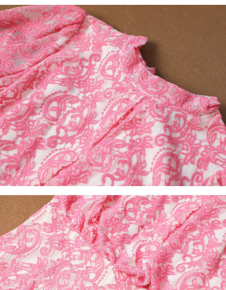 Nicola – Elegant Embroidered Lace Skirt