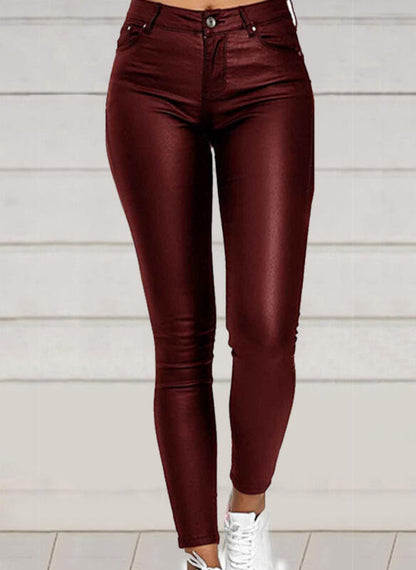 Nicole – Chic Vegan Leather Leggings