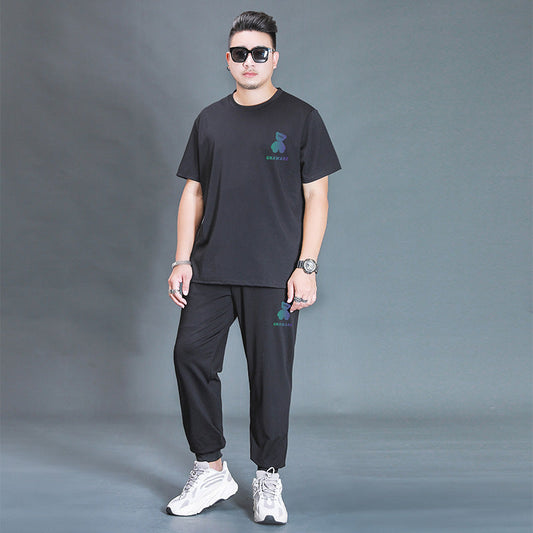Gavin – Oversized T-Shirt and Pants Casual Two-Piece Tracksuit