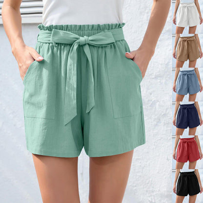Anne – Stylish Ruffle Shorts with Pockets for Women