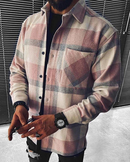 Douglas – Relaxed Men's Jacket with 3D Digital Print