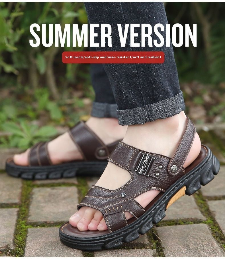 Alan – Comfortable Men's Sandals in Vegan Leather
