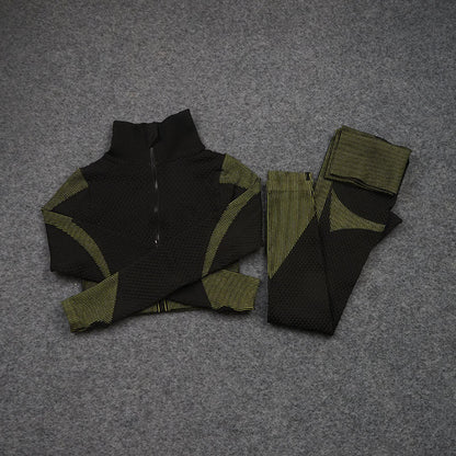 Michelle – Three-Piece Stretch Yoga Fitness Suit