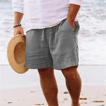 Timothy – Men's Solid Color Breathable Shorts