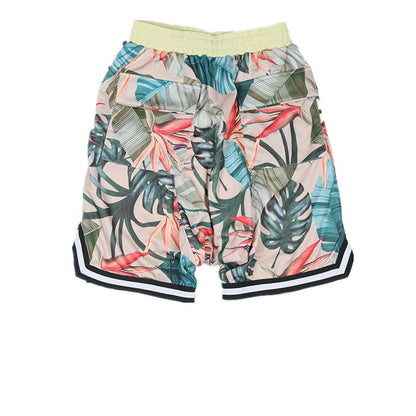 Elliott – Hip Hop Men's Beach Shorts in Hawaiian Style