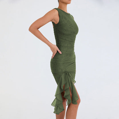 Janet – Slim Sleeveless Party Club Dress