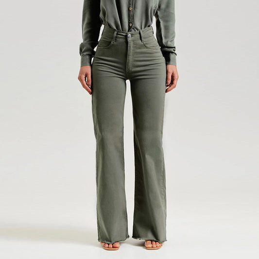 Sophia – Fashionable Fringe Flared Pants