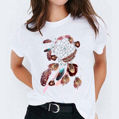 Joanne – Cute Cartoon Short Sleeve Shirt
