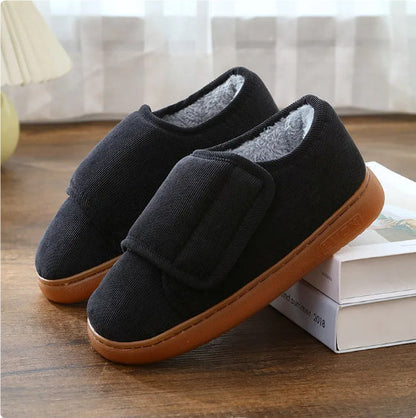 Andrea – Cozy Cotton Slippers with Easy Entry