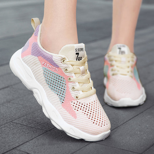Faith – Versatile Women's Sneakers with Color Block