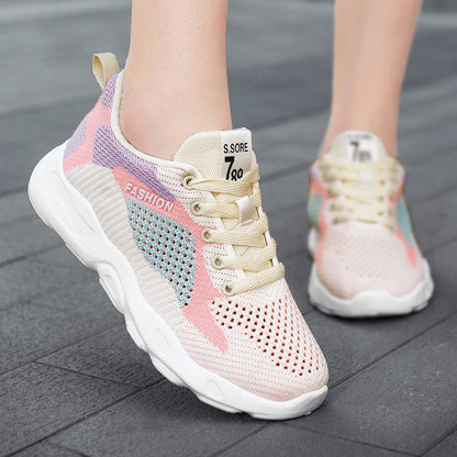 Faith – Versatile Women's Sneakers with Color Block