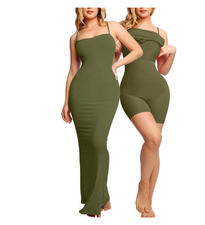 Jennifer – Shaping Dress Jumpsuit with Tummy Tuck and Corset