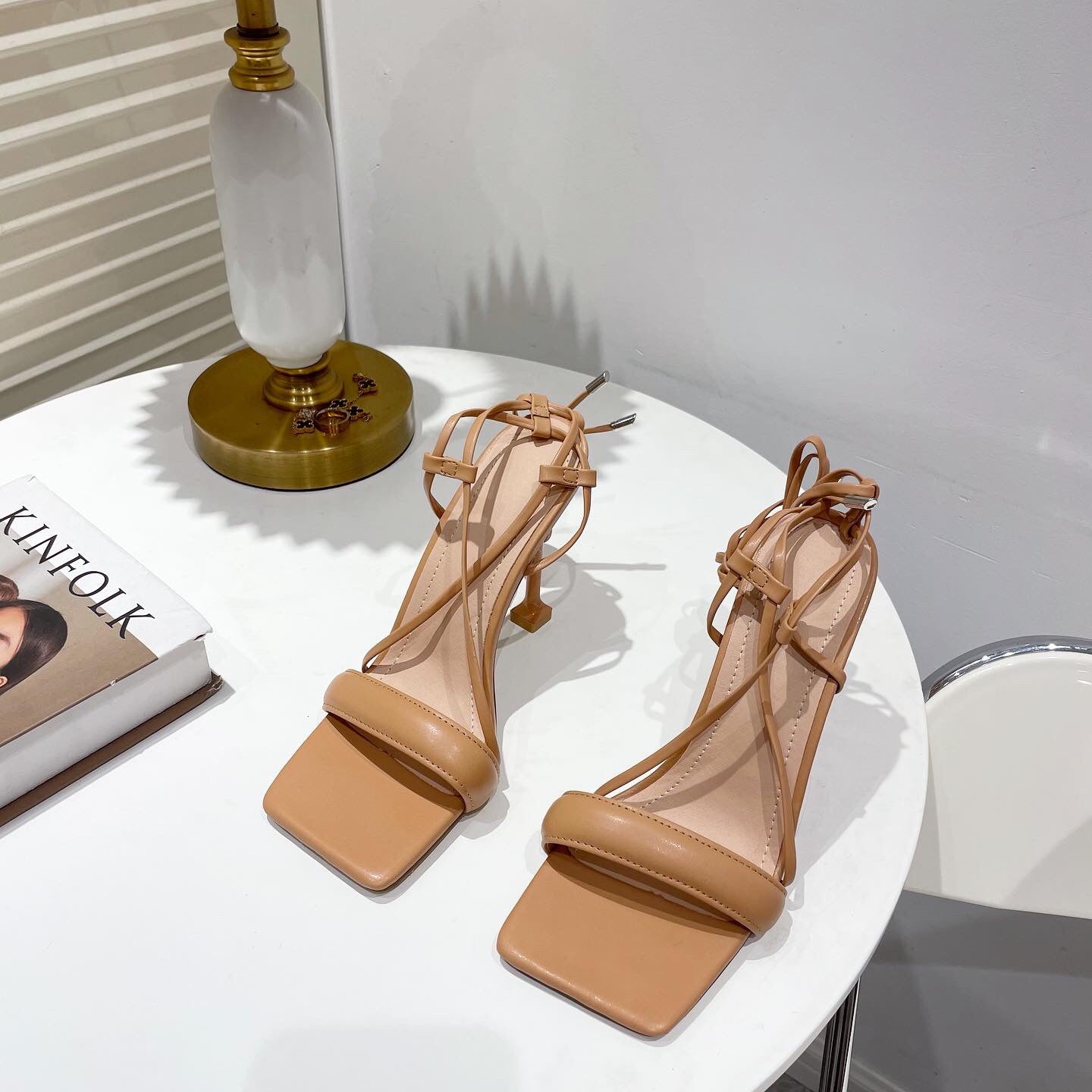 Leah – Cutout Strap Stiletto Heels