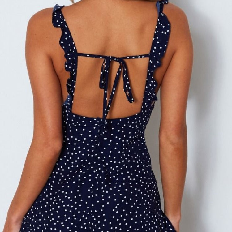 Kim – Polka Dot Beach Dress