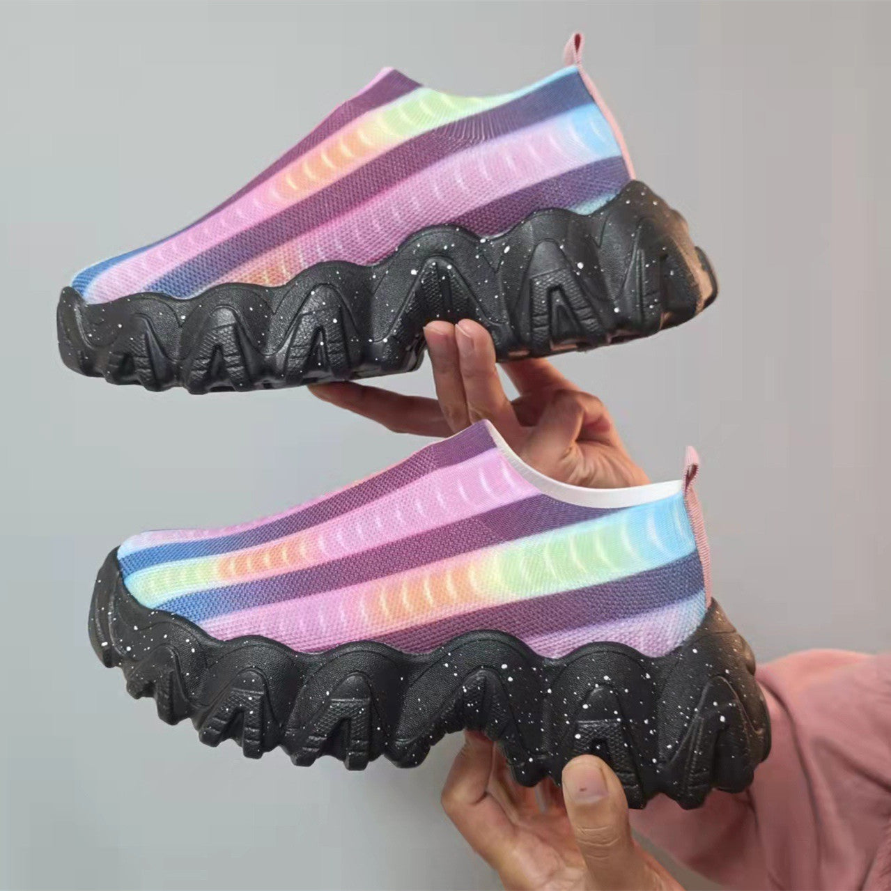 Marion – Colorful Women's Athletic Sneakers with Thick Soles