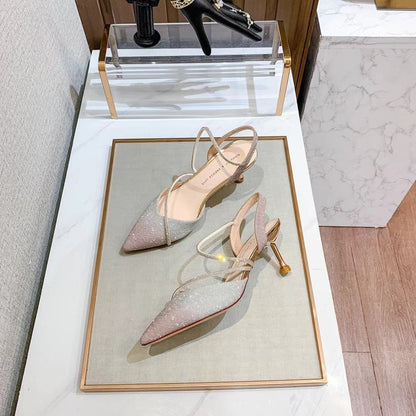 Ann – Crystal Pointed Toe Stilettos