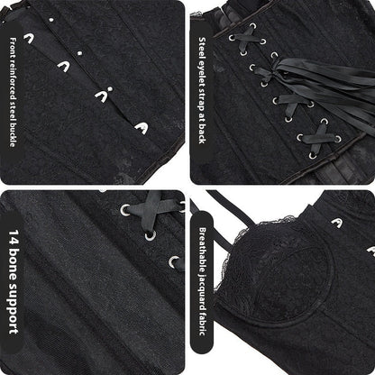 Amanda – Sexy Lace Waist-Sculpting Corset with Breathable Fabric