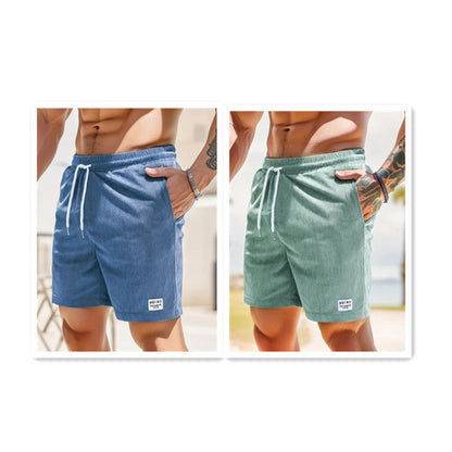 Hannah – Casual Summer Cord Shorts with Drawstring