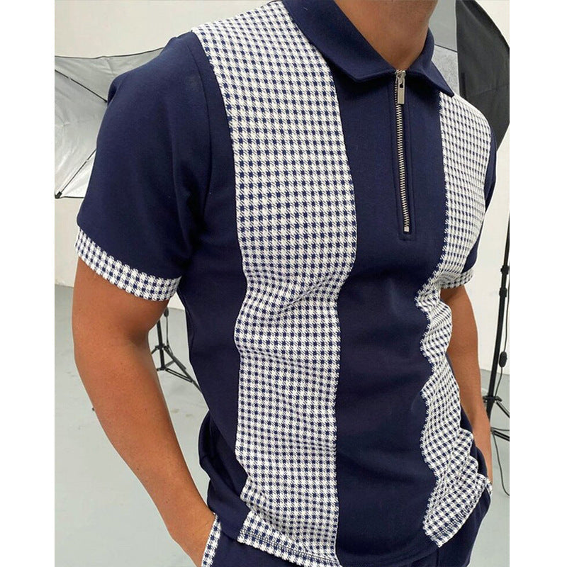 Jeff – Classic Men's Polo Shirt with Stripes