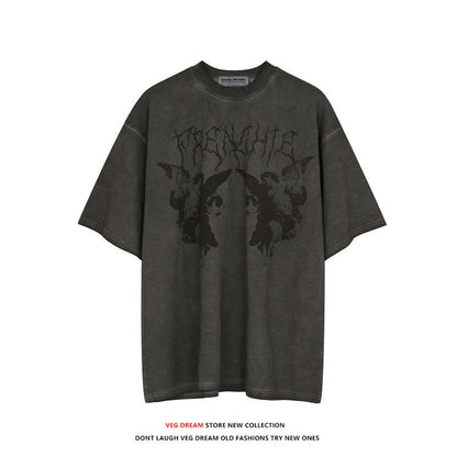 Scott – Retro Loose Sports T-Shirt in Y2k Style
