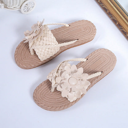 Mary – Floral Slippers for Beach and Outdoor