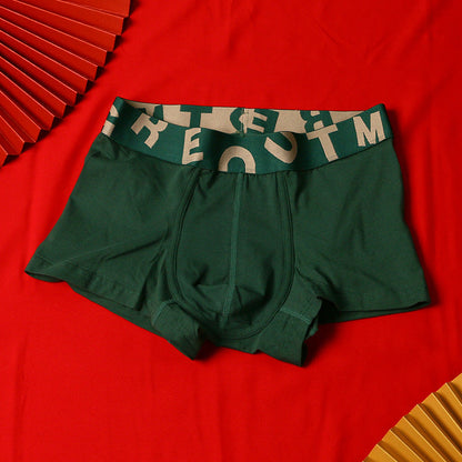 Jamie – Men's Underwear in Festive Red Cotton