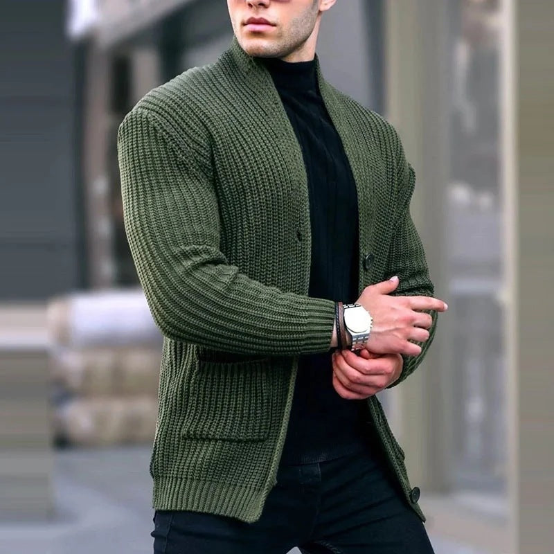 William – Stylish Casual Slim Fit Sweater in Solid Colors