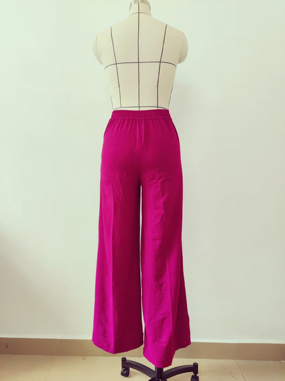 Emily – Relaxed Wide-Leg Pleated Pants