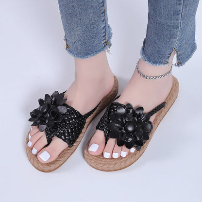 Mary – Floral Slippers for Beach and Outdoor