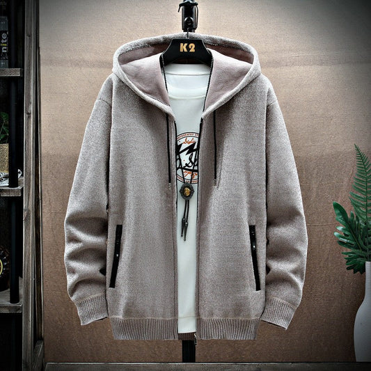 Kieran – Men's Stylish Cashmere Hoodie Cardigan