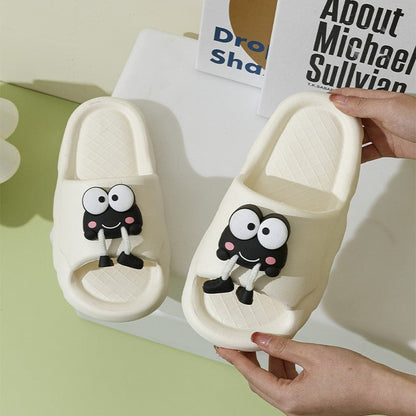 Jean – Soft Women's Slippers with Cartoon Frog