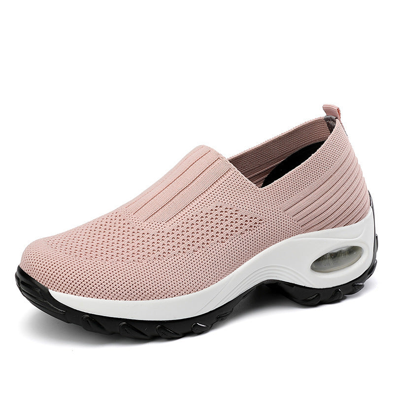 Hannah – Breathable Women's Sneakers with Air Cushion and Thick Sole