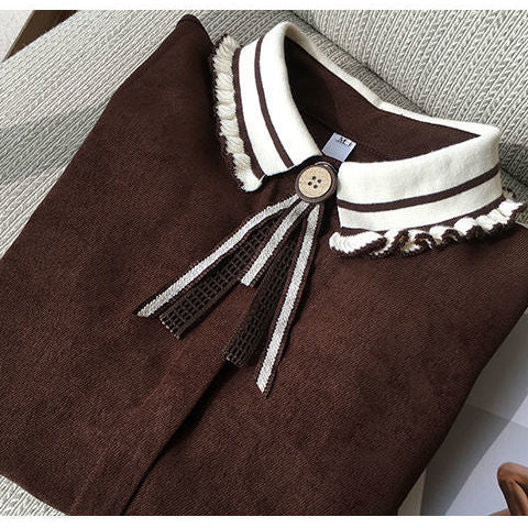 Kathryn – Long Sleeve Corduroy Shirt for Women in Fall and Winter