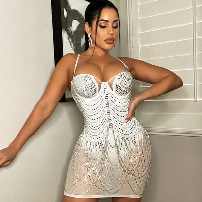 Sharon – Stylish Women's Dress with Tassels for Parties