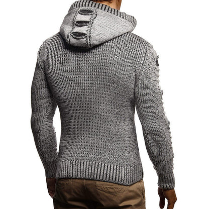 Stuart – Hooded Knit Jacket for Men