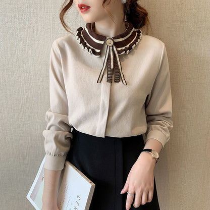 Kathryn – Long Sleeve Corduroy Shirt for Women in Fall and Winter