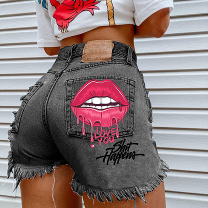 Lauren – Trendy Ripped Denim Shorts for Women