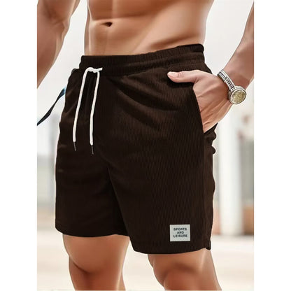 Colin – Summer Corduroy Sports Pants with Drawstring