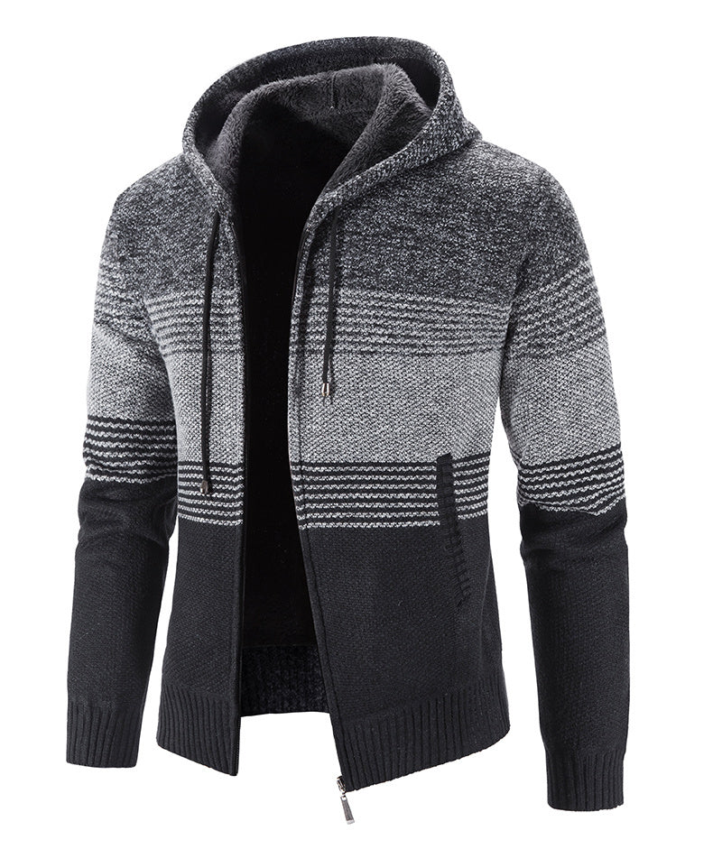 Norman – Thick Hooded Fleece Jacket